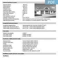 House plans of family house L2-195 - Basic information
