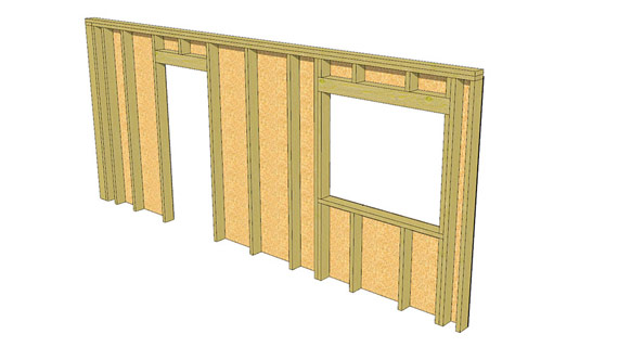 Montovaný dom s využitím drevotrieskových dosiek