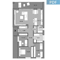 House i115 - Floor plan in pdf