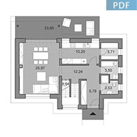 Family House i2-124 - Floor plan