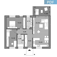 House i85 - Floor plan in pdf