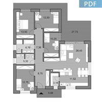 House L120 - Floor plan in pdf