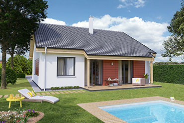 House plans of bungalow O80