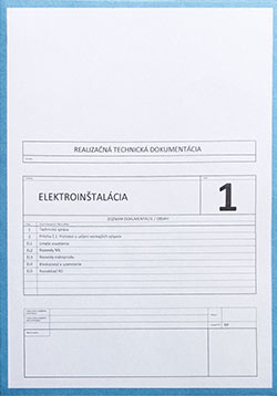 Projekt elektroinštalácií