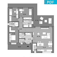 House L118 - Floor plan in pdf