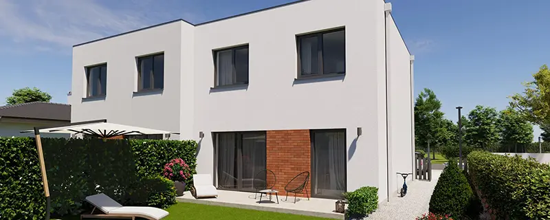 Projekt dvojdomu DD110