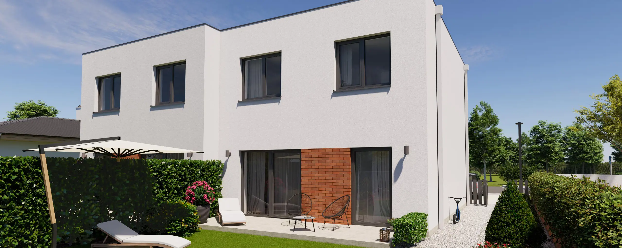 Projekt dvojdomu DD100