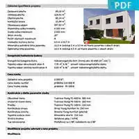 Projekt dvojdomu DD110 - Základné informácie