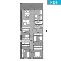 House i119 - Floor plan in pdf