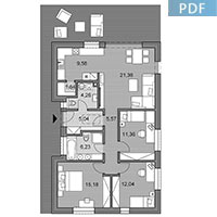 House i92 - Floor plan in pdf
