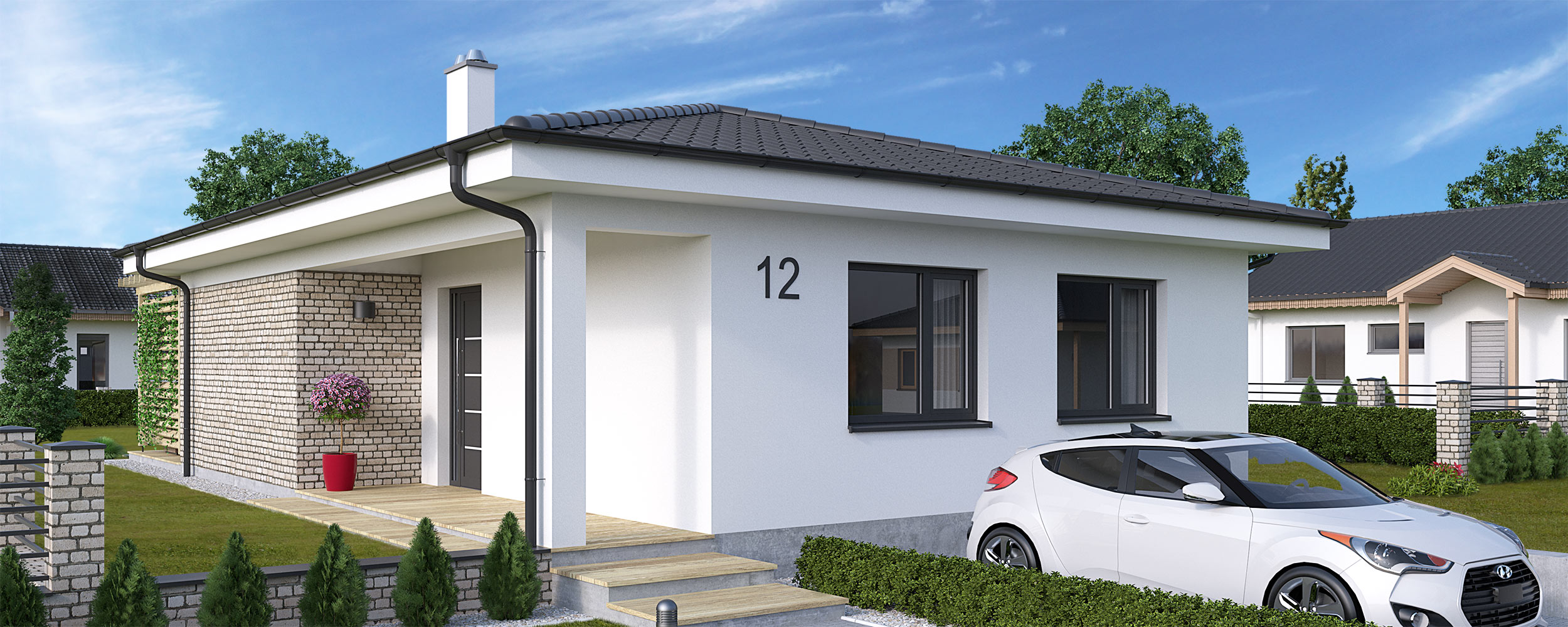 Projekt bungalovu L75