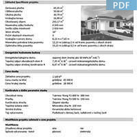 Projekt rodinného domu L75 - Základné informácie