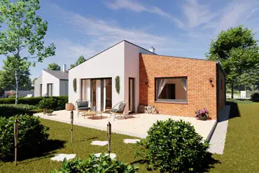 Projekty rodinných domov - projekt domu L84