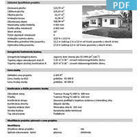 Projekt rodinného domu O105 - Základné informácie