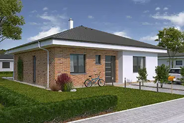 Projekty rodinných domov - projekt domu O107