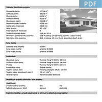 Projekt rodinného domu O135 - Základné informácie