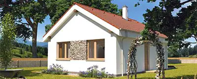 Projekt bungalovu O49