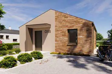 Projekty rodinných domov - projekt domu O58