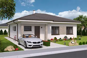 Projekty rodinných domov - projekt domu O87
