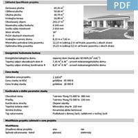 Projekt rodinného domu O120 - Základné informácie