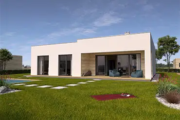 Projekty rodinných domov - projekt domu O120P